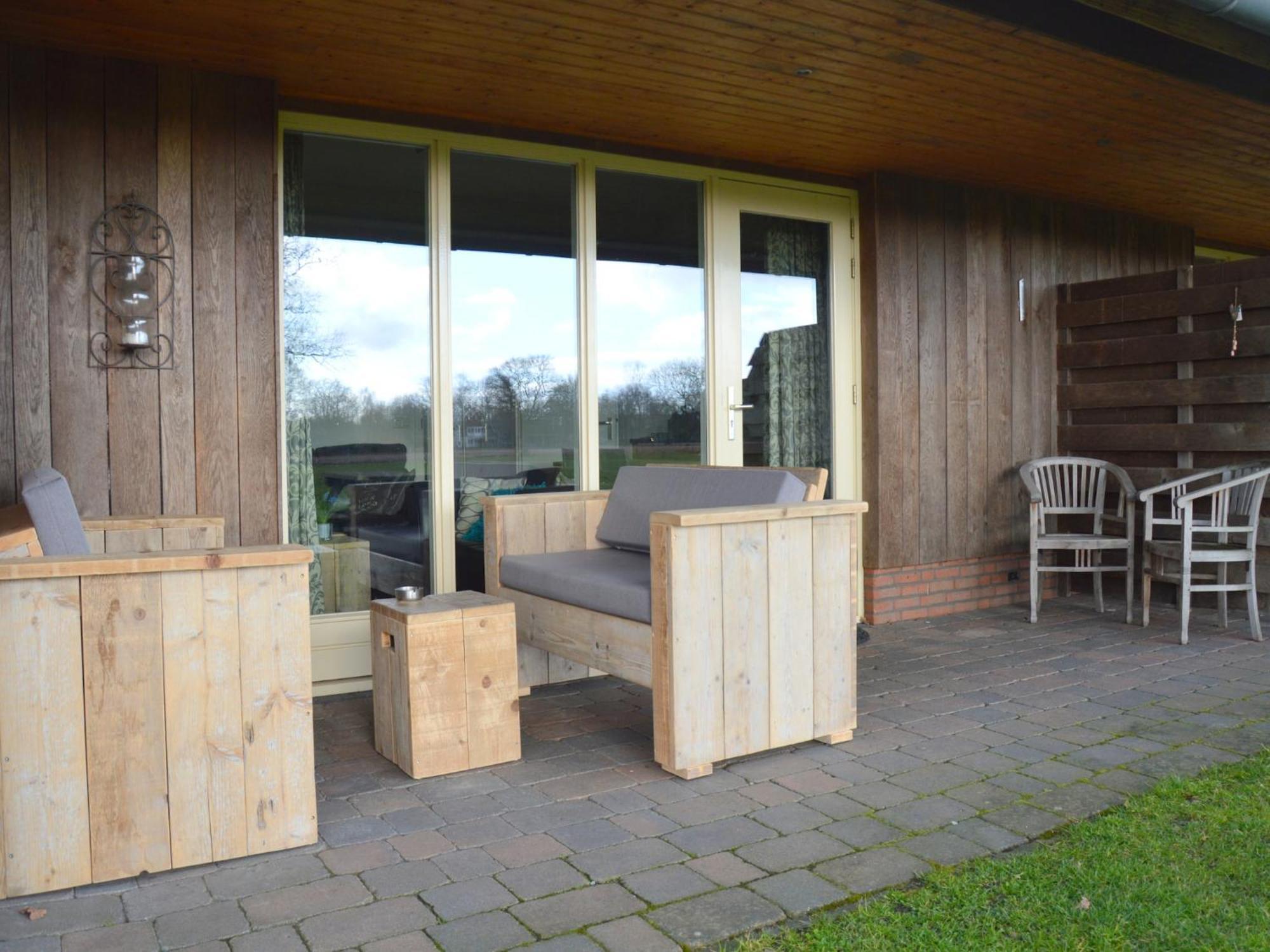 Holiday Home In Geesteren With Roof Terrace Garden Furniture Exterior photo