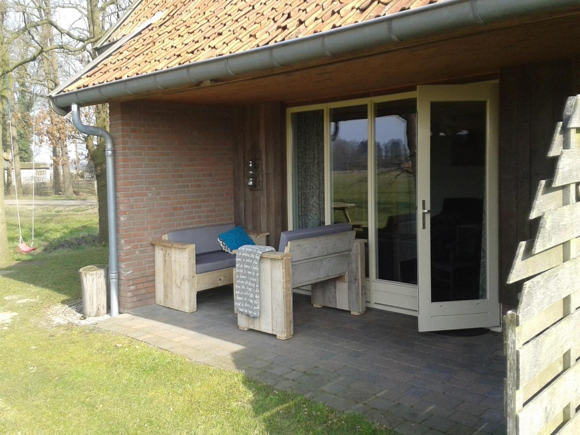 Holiday Home In Geesteren With Roof Terrace Garden Furniture Exterior photo