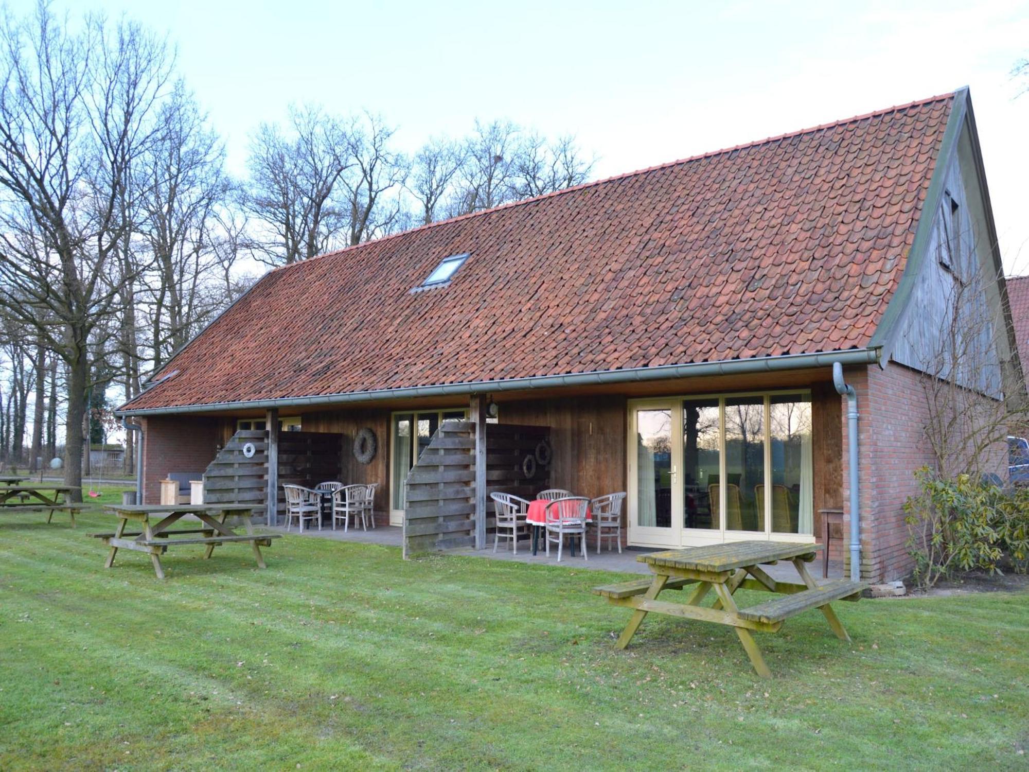 Holiday Home In Geesteren With Roof Terrace Garden Furniture Exterior photo